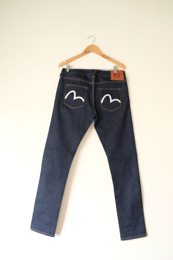evisu raw denim
