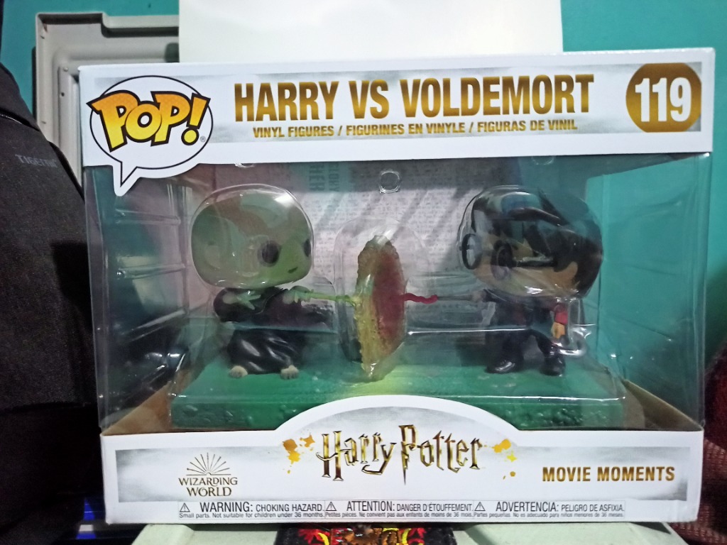 Funko PoP! Harry Potter Movie Moments; Harry Potter VS Voldemort #119  (Authentic), Hobbies & Toys, Toys & Games on Carousell