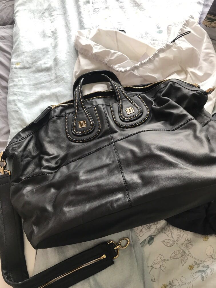 Oxblood Givenchy Nightingale Shoulder Bag | RvceShops Revival | givenchy  medium leather shoulder bag item