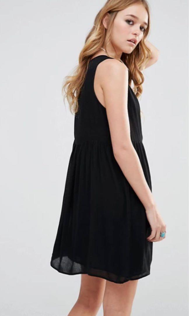 Glamorous Smock Dress with Embroidery Women s Fashion Dresses