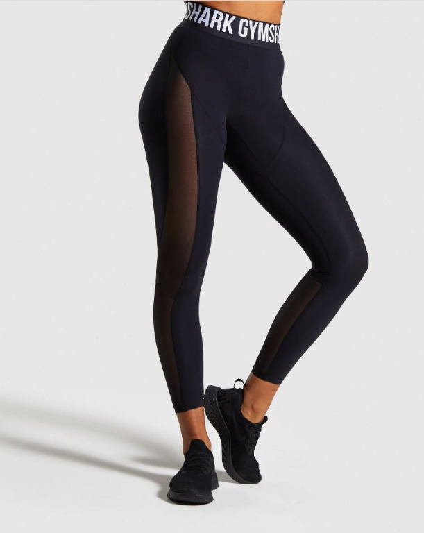 GYMSHARK WOMENS MOVEMENT MESH LEGGINGS