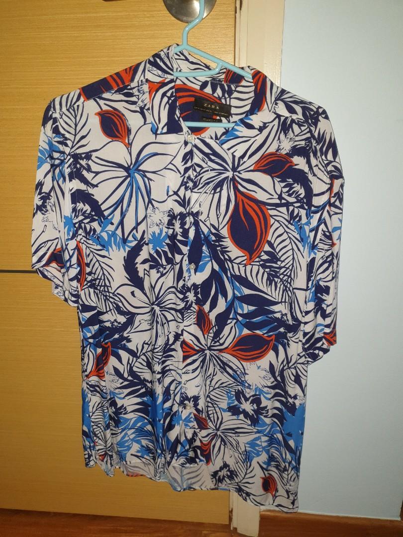 zara hawaiian shirt