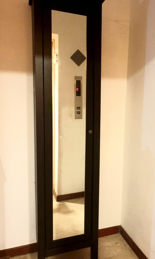 Hemnes high cabinet 2025 with mirror door