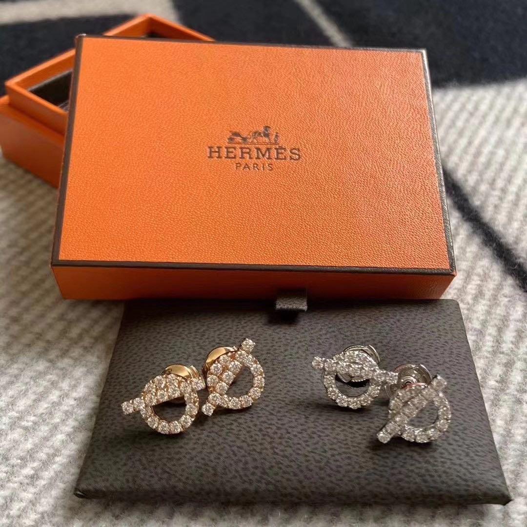 Hermes top finesse earrings