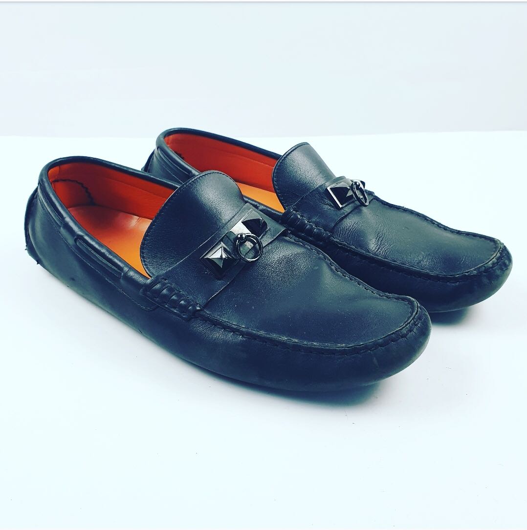 hermes irving loafers