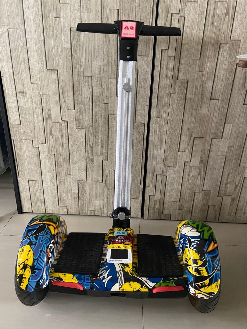 Hoverboard with stand controls Sports Equipment PMDs E Scooters E Bikes Hoverboards on Carousell