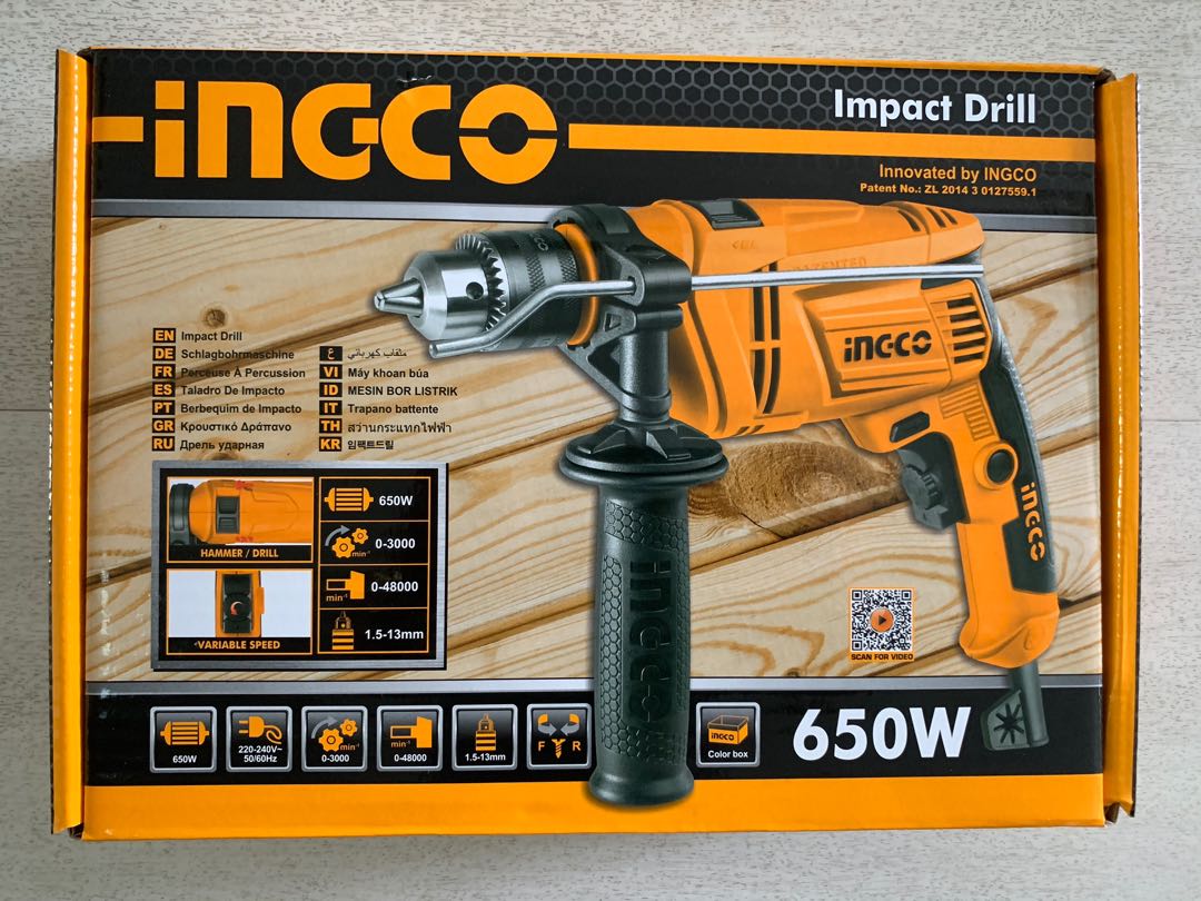 INGCO 650W IMPACT DRILL ID6538 (Limited 