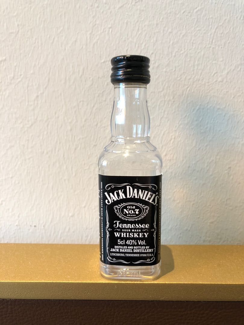 Jack Daniel’s miniature plastic bottle, Food & Drinks, Alcoholic