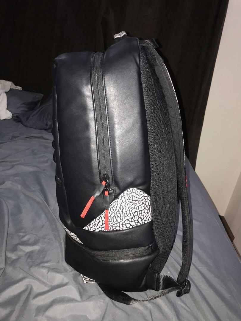 Jordan black cement backpack shop