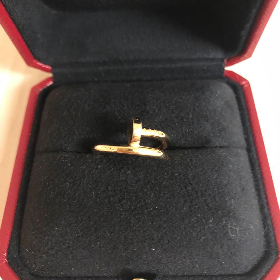 Cartier ring juste on sale un clou price