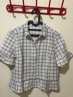 Kemeja Crop Top