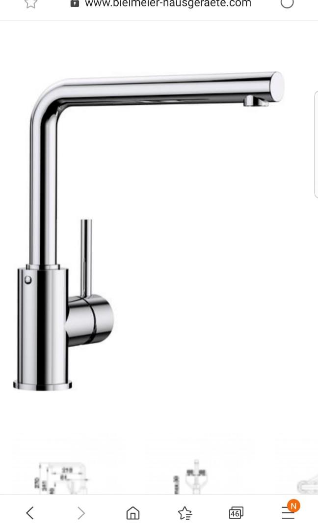 Kitchen faucet with swivel spout (Category: Other Kitchen Appliances) located in Manila. Submitted by jen.jen11 (Listing ID 1044665116, Image 2). Description: European brand single-lever mixer taps high pressure. metallic surface. brand new never been used..