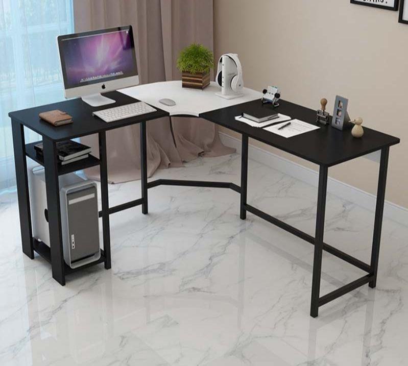 L Shape Meja Komputer Home Furniture Furniture On Carousell