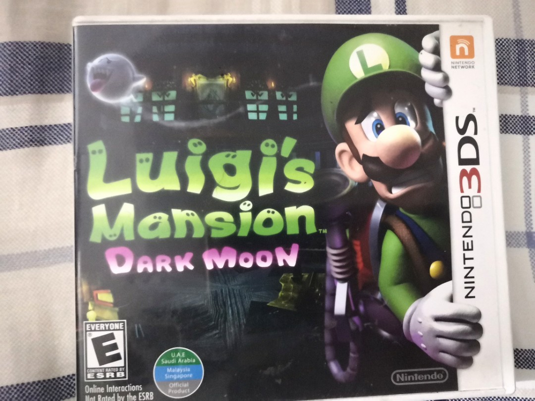 nintendo 3ds luigi's mansion dark moon