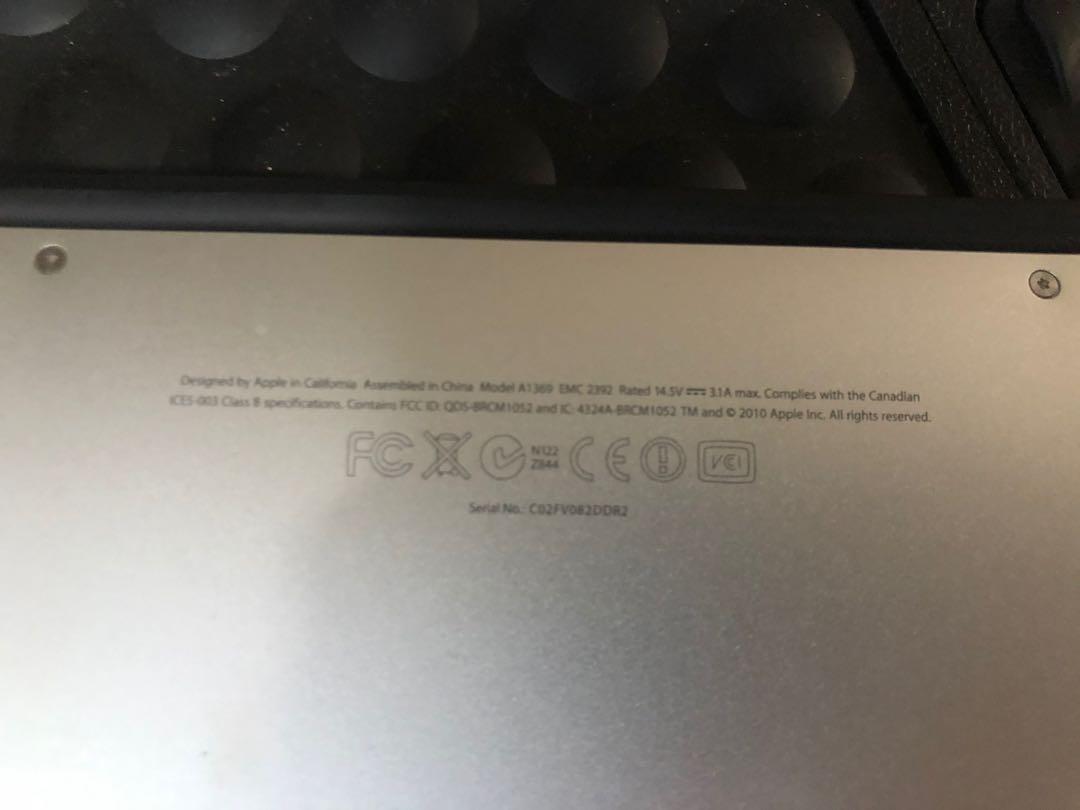 MacBook Air A1369, 電腦＆科技, 手提電腦- Carousell