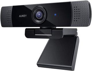 (N) AUKEY Webcam 1080P Full HD Stereo Microphone, Web Camera Video Chat Recording, Compatible Windows, Mac Android