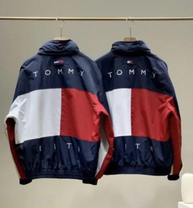 kith tommy reversible jacket