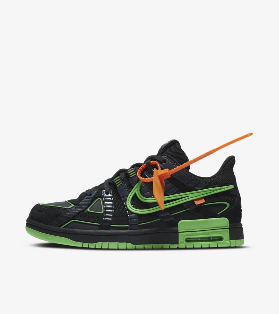 Rubber dunk black green clearance