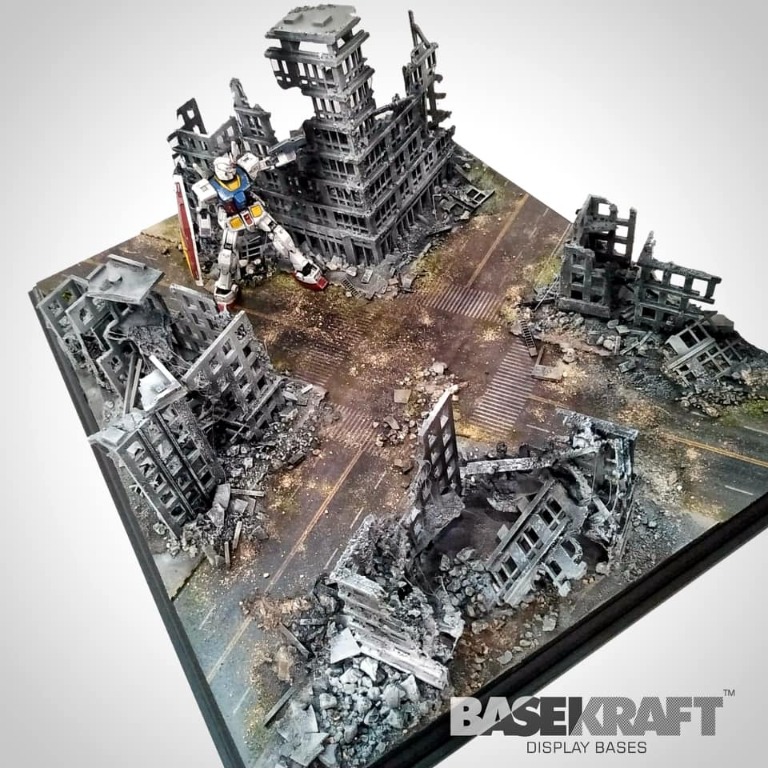 PO] City Ruin Diorama Display Base 