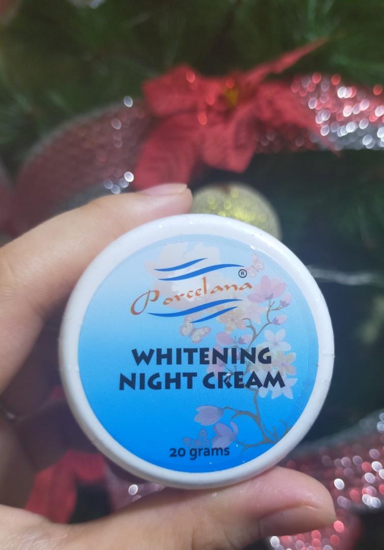 porcelana whitening night cream