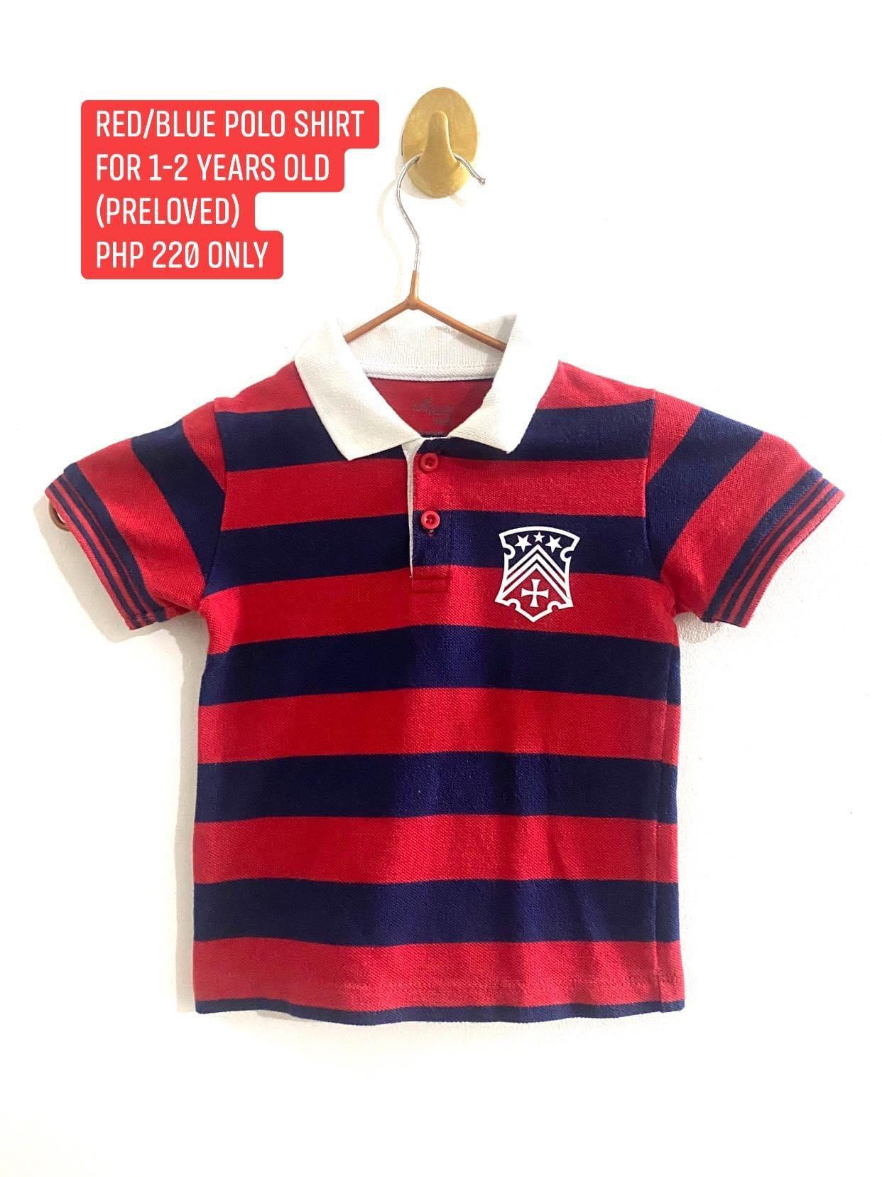 2 year old white polo shirt