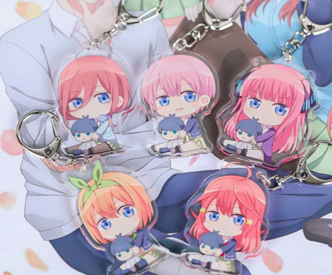 The Quintessential Quintuplets Keychain, Hobbies & Toys, Memorabilia