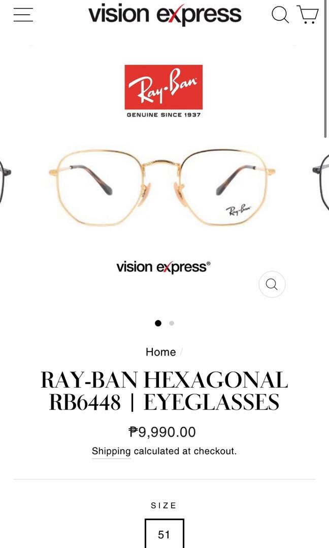 ray ban hexagonal prescription