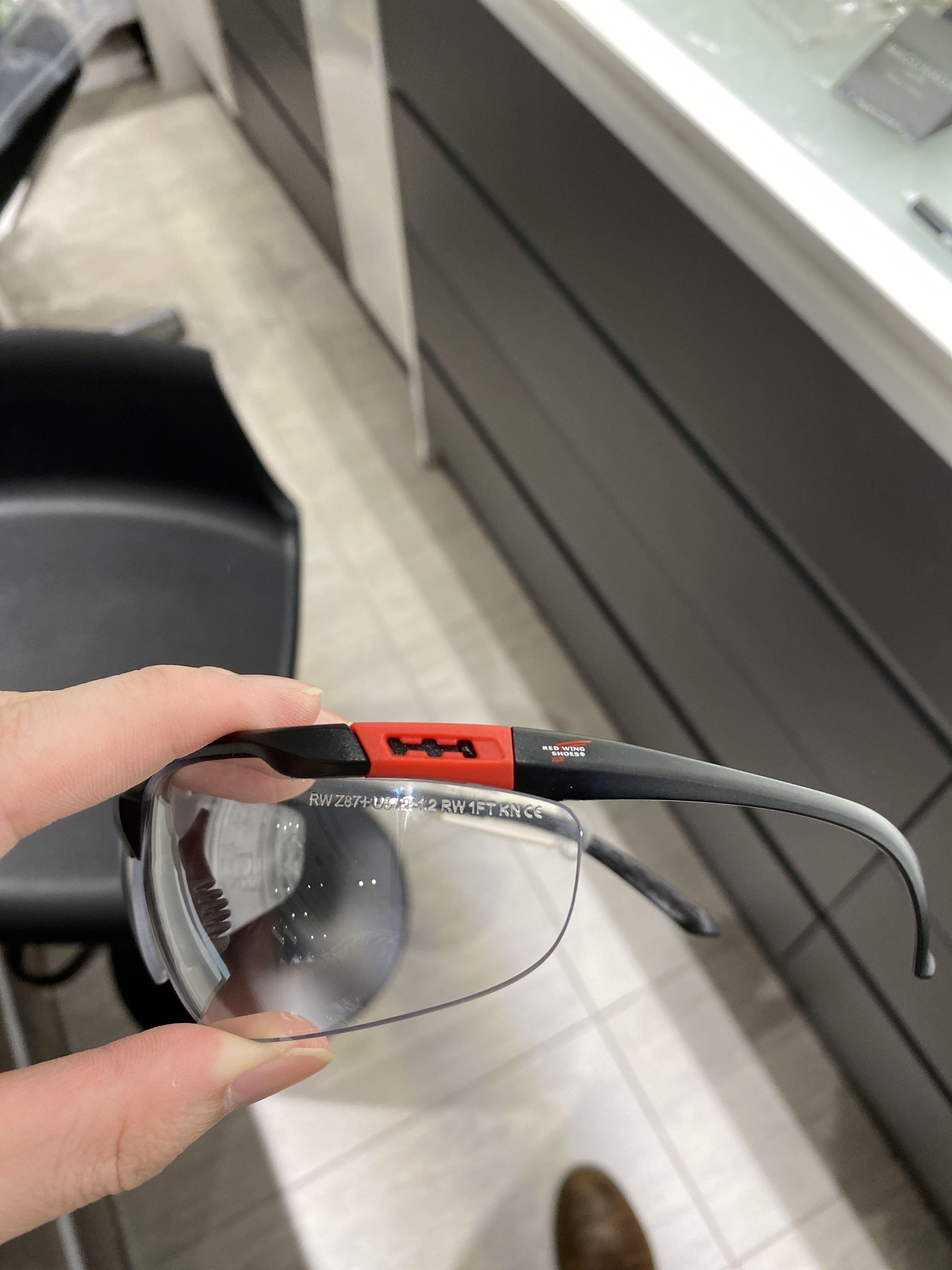 SAFETY GLASSES RED WING 95213 CLEAR (ALL PURPOSE), Men's Fashion