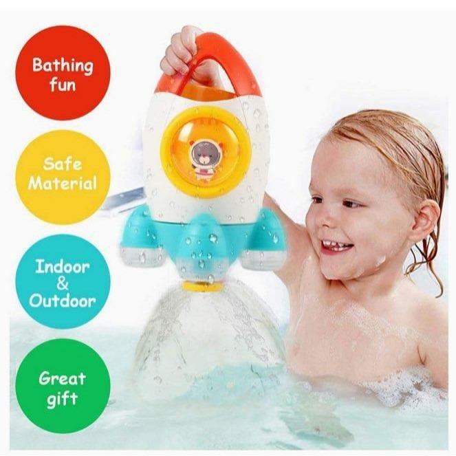 rocket bath toy