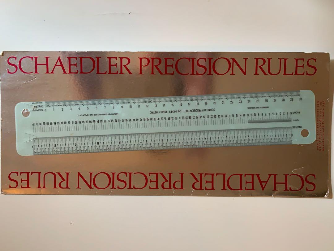 Product Descriptions for Schaedler Precision Rules