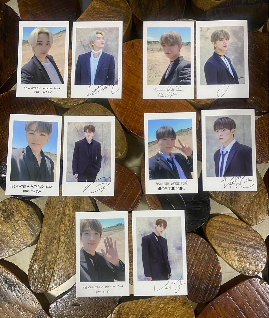 Seventeen Svt Ode To You Polaroid Photocards Price Varies Per Member K Wave On Carousell
