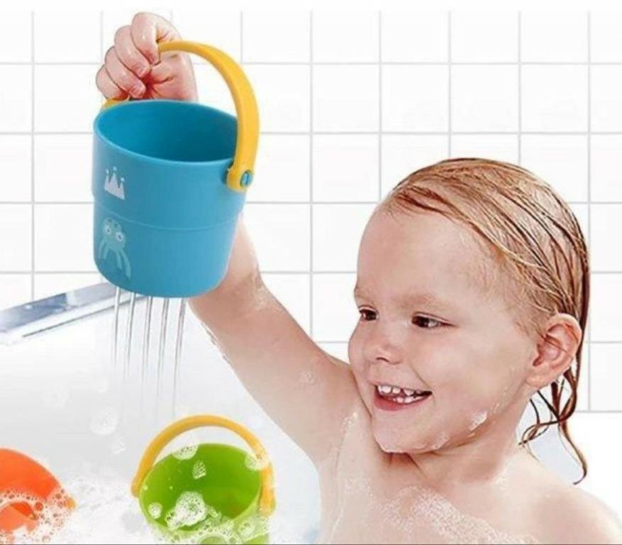 Stack Buckets with Sea Animals Designs, Babies & Kids, Infant Playtime ...