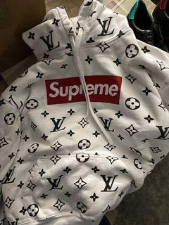 Supreme large hoodie