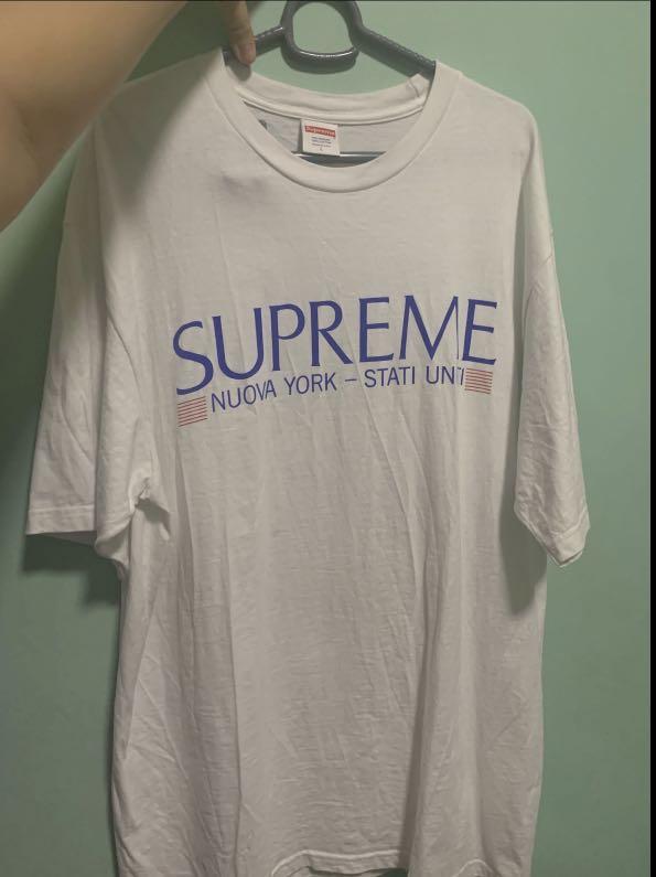 Supreme Nuova York Tee White Size L 