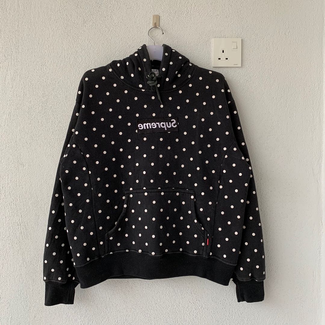 Comme des garcons polka dot hoodie hot sale