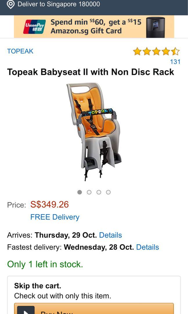 topeak baby seat parts