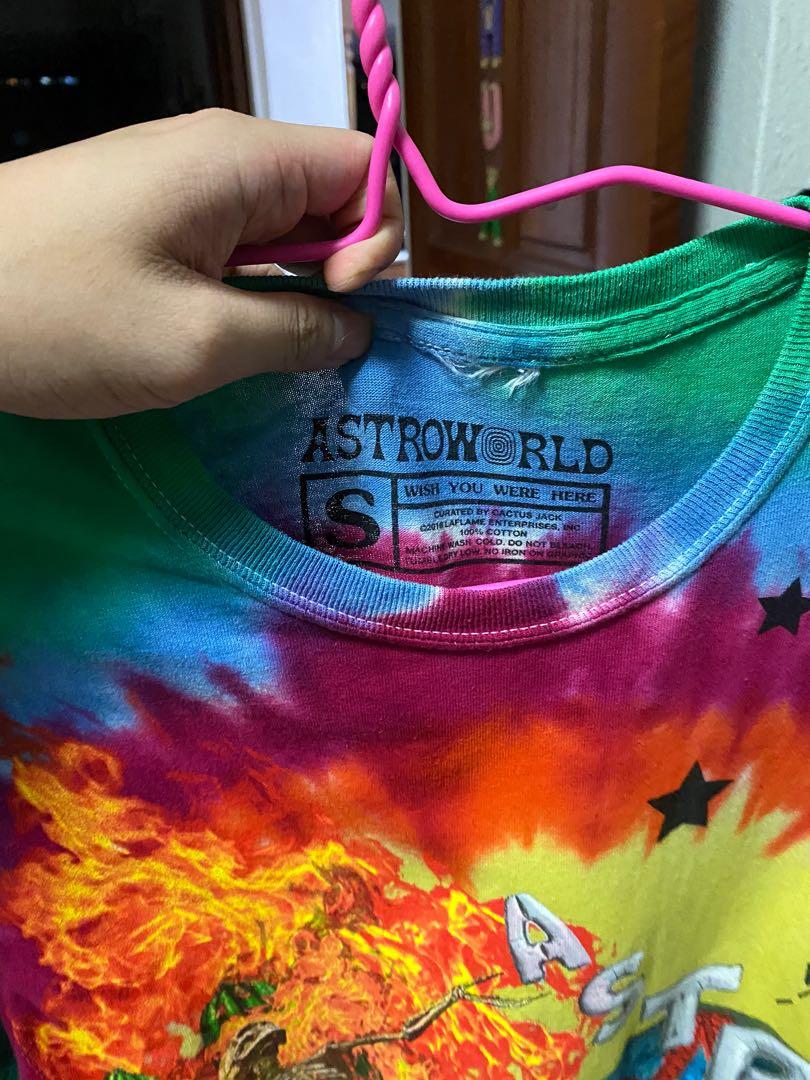 Travis Scott Astroworld tie dye tee