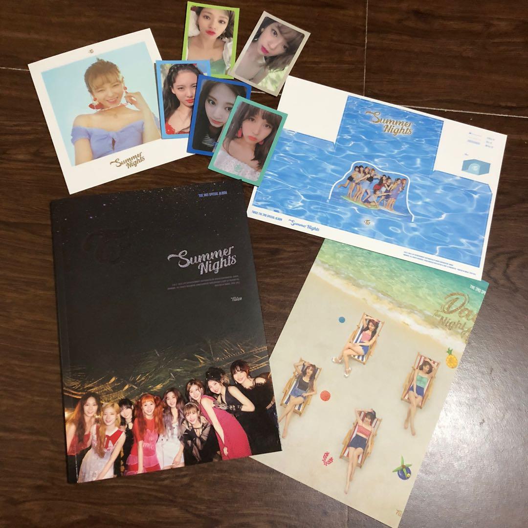Twice Summer Nights album, Hobbies  Toys, Memorabilia  Collectibles,  K-Wave on Carousell