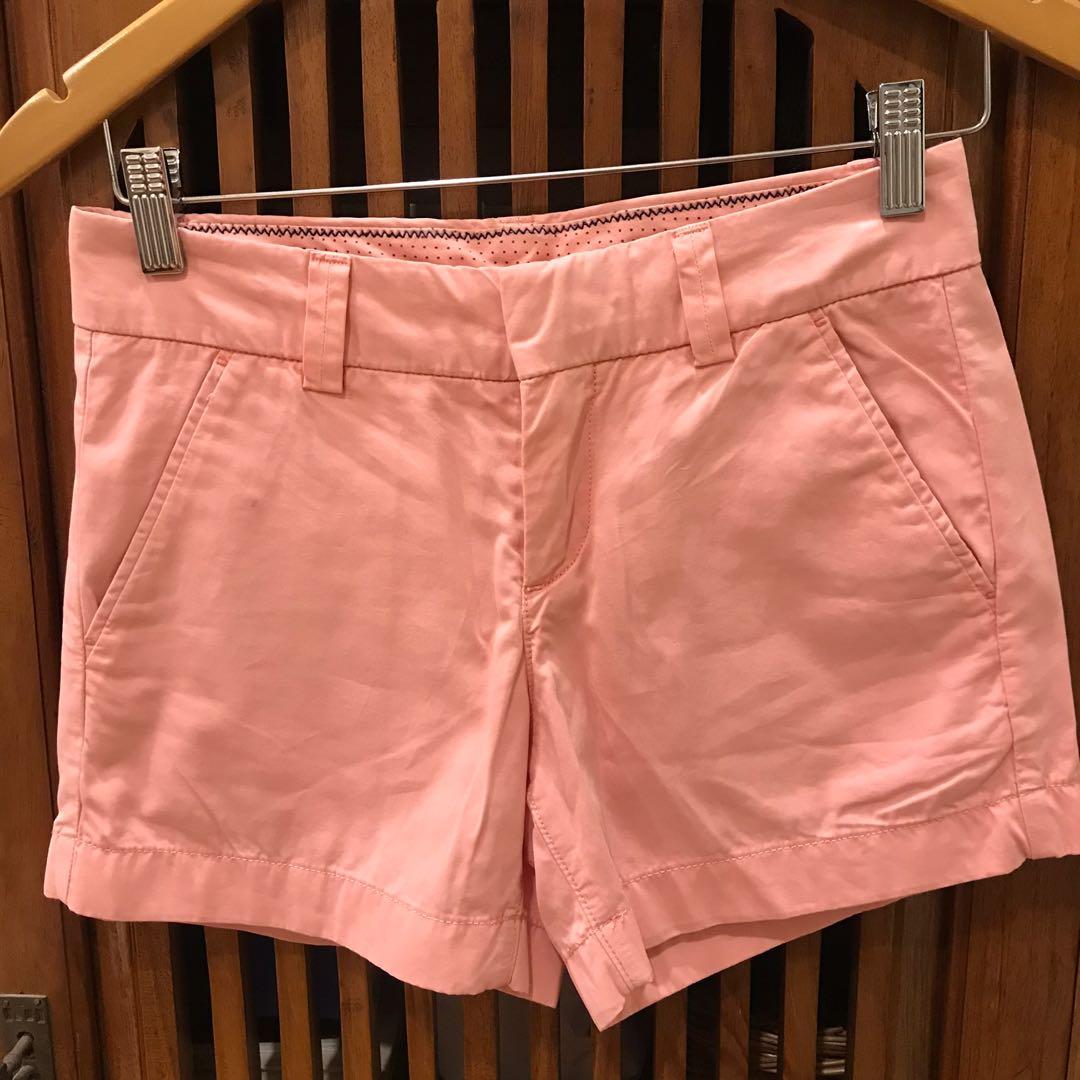 coral pink shorts