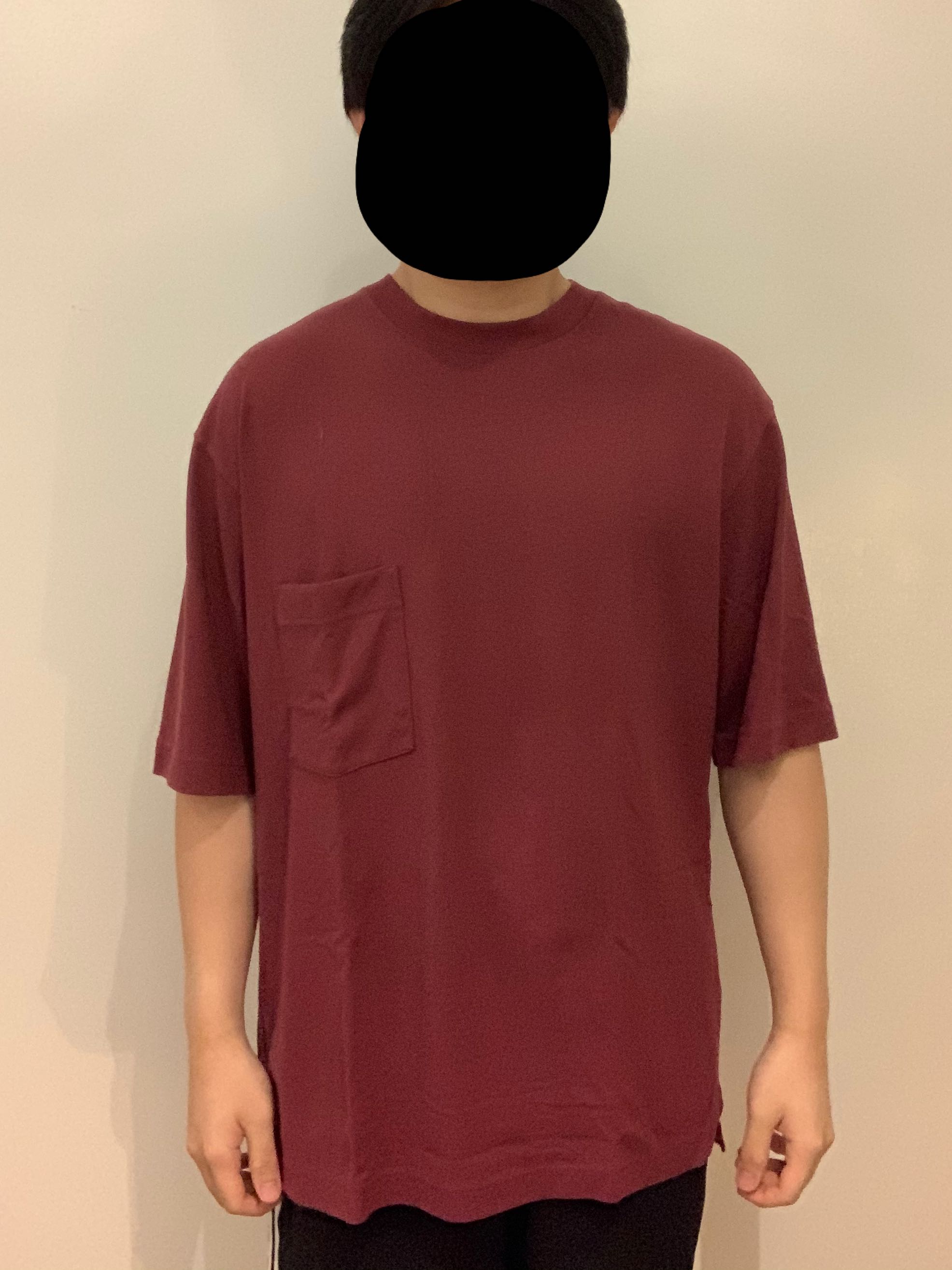 Uniqlo maroon shirt Clearance