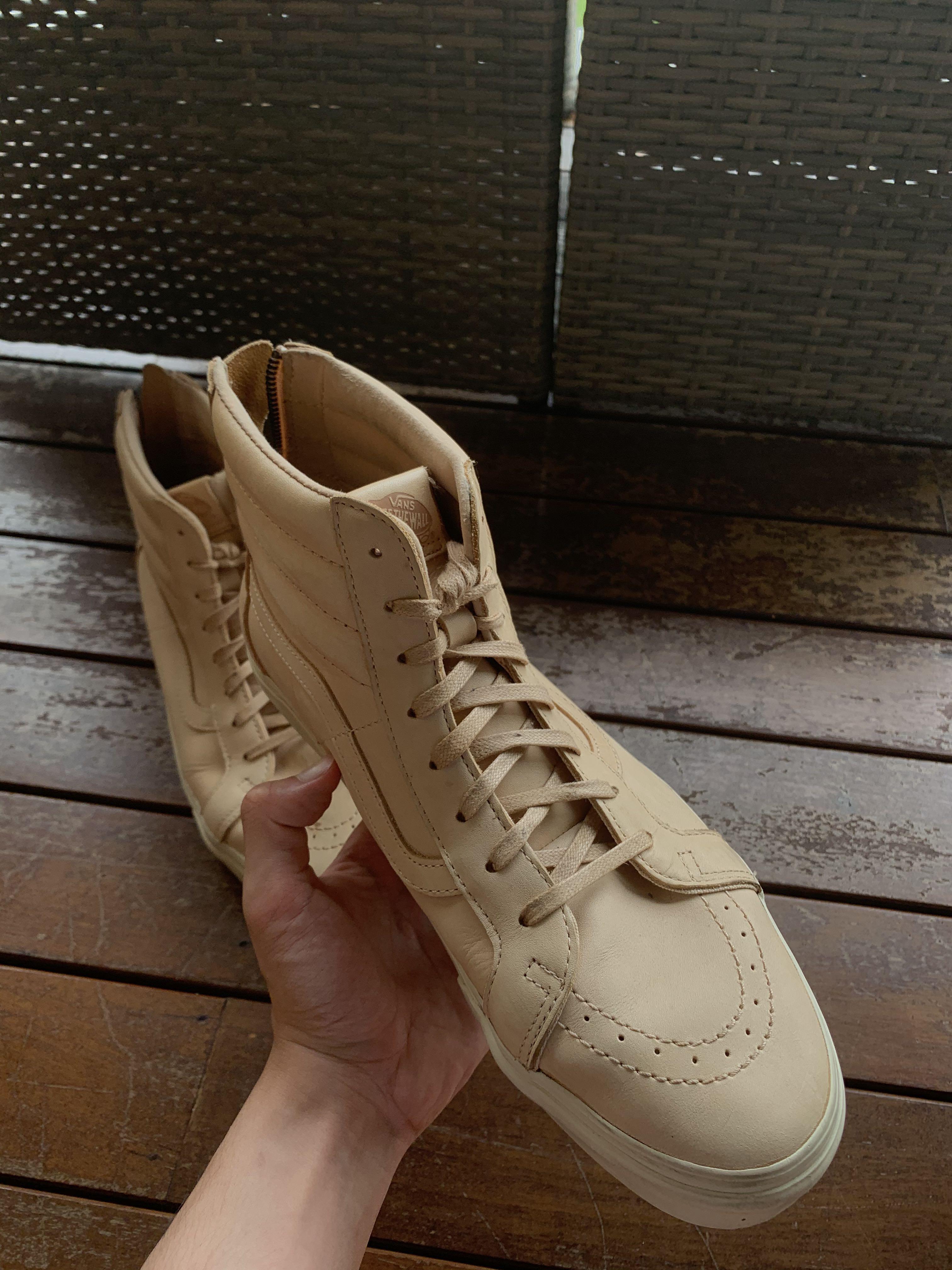 Vachetta tan deals vans high
