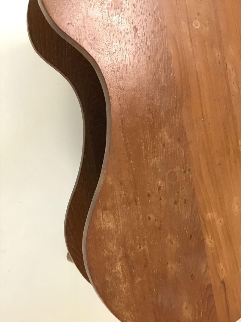 Vintage teak coffee table kidney bean shaped, Furniture & Home Living