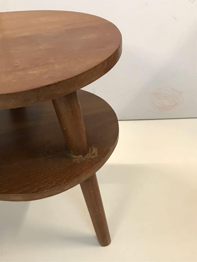 Vintage teak coffee table kidney bean shaped, Furniture & Home Living