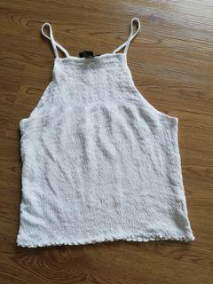 White Smocked Top