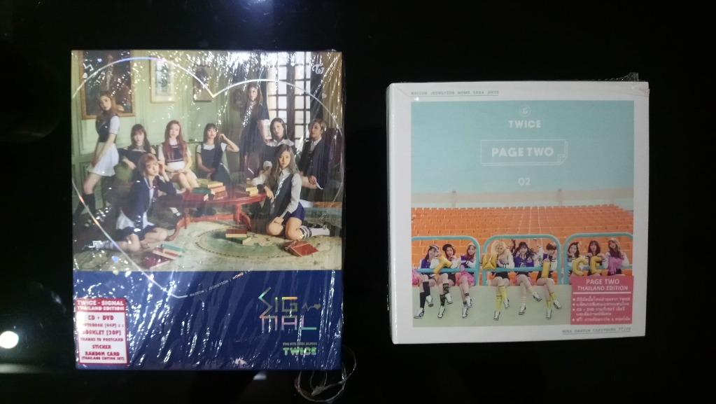 Wts Twice Signal Page 2 Thailand Edition Album Without Pc Postcard K Wave On Carousell