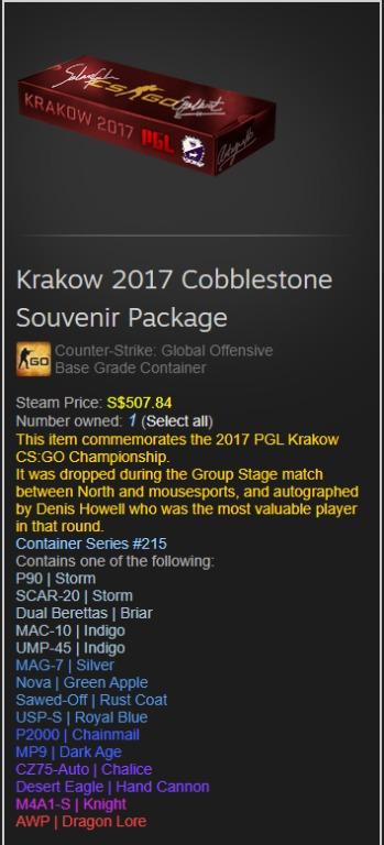 375 Cobblestone Case Drop 2017 Video Gaming Gaming Accessories In Game Products On Carousell