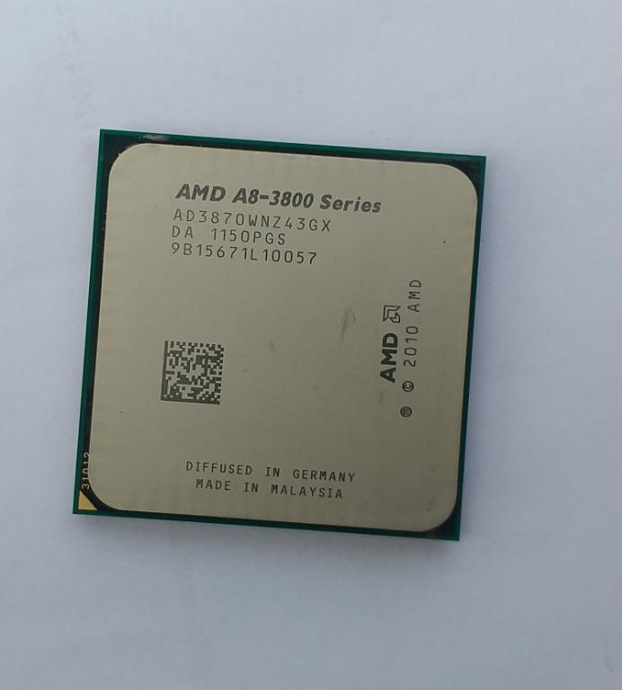 Amd A8 3870k 3 00ghz Processor Apu W Radeon Graphics Computers Tech Parts Accessories Computer Parts On Carousell