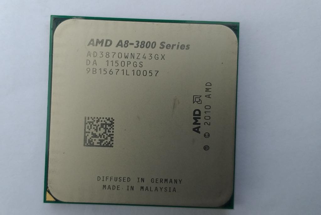 Amd A8 3870k 3 00ghz Processor Apu W Radeon Graphics Computers Tech Parts Accessories Computer Parts On Carousell