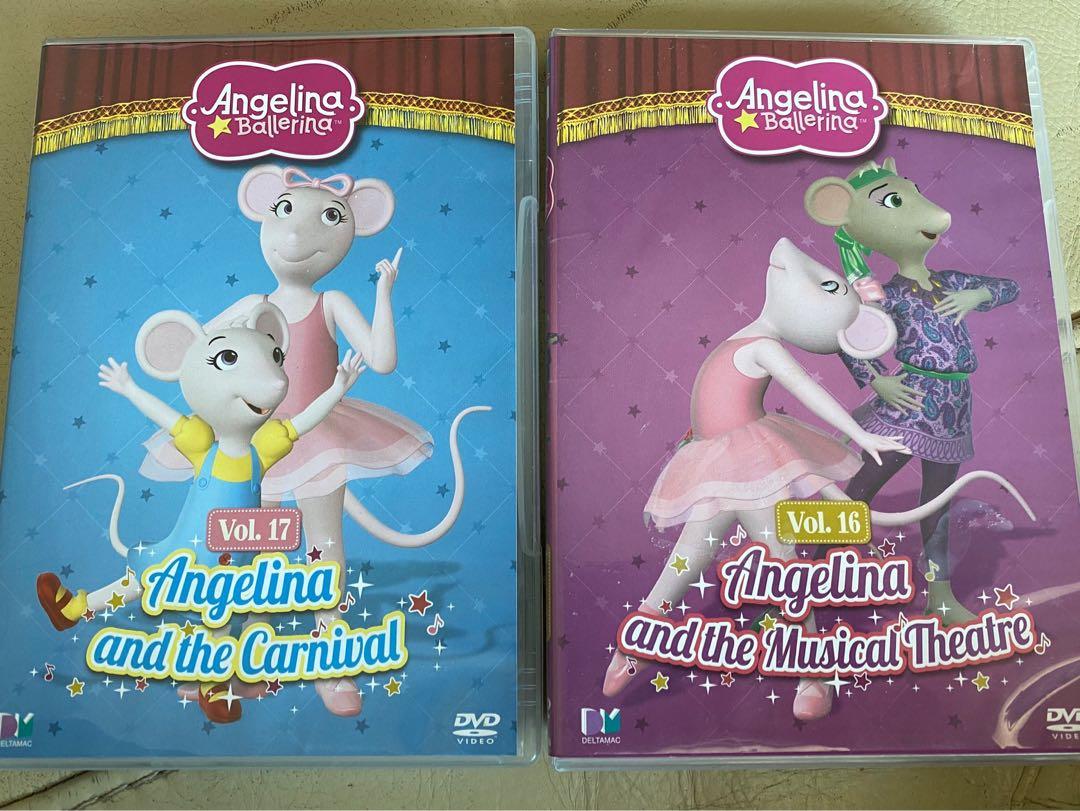 Glow Dag sygdom Angelina ballerina DVD vol 16 & 17, 興趣及遊戲, 收藏品及紀念品, 明星周邊- Carousell