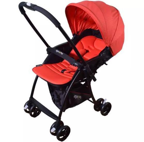 Apruva 2025 stroller red